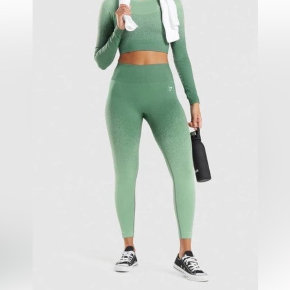 Gymshark Women's Adapt Ombre Grwwn Seamless Tight Pant Leggings XS